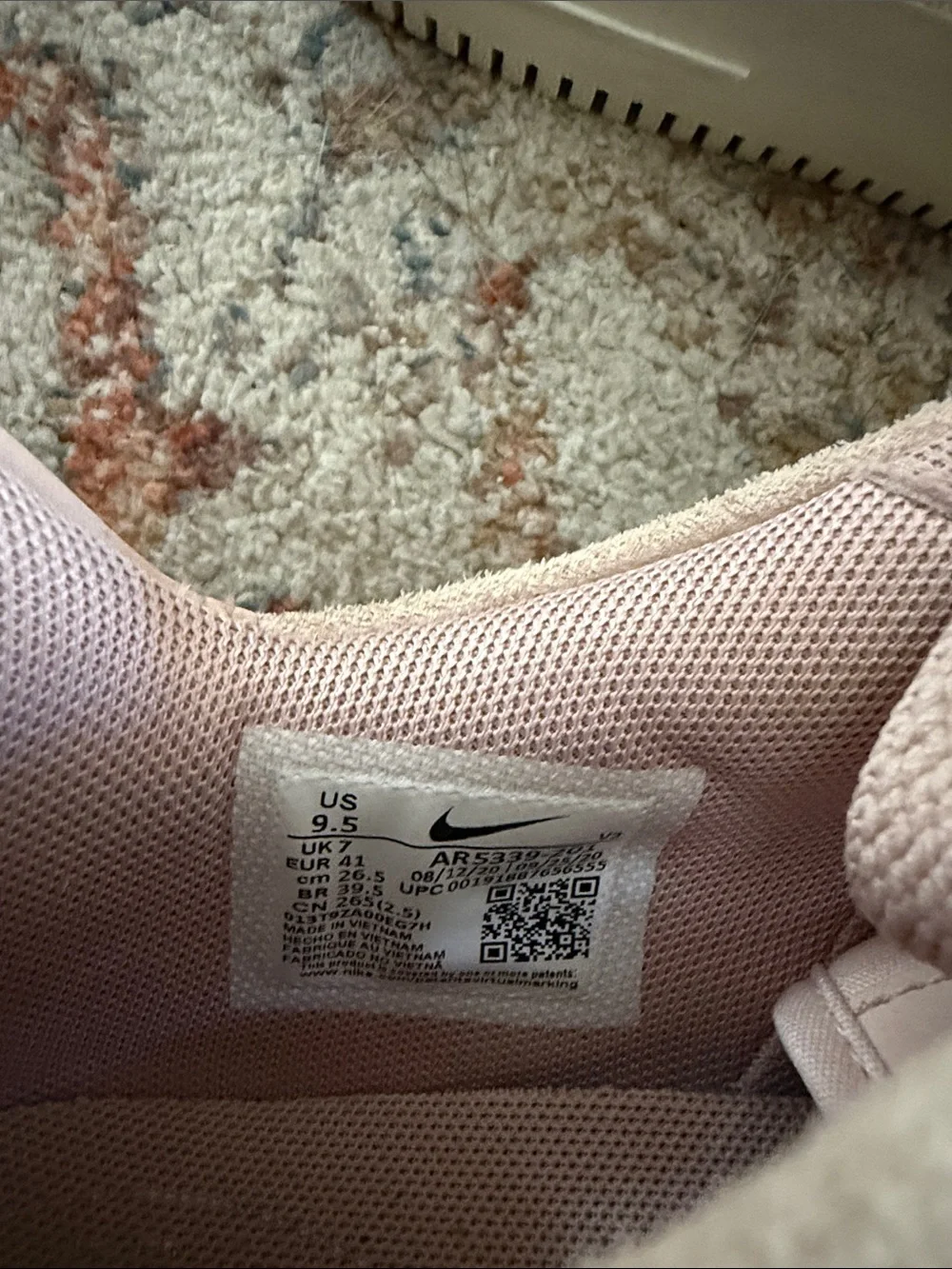 Nike Women’s Air Force 1 Low — “Particle Beige” Suede
